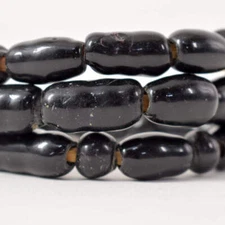 Amoeba Black Trade Beads