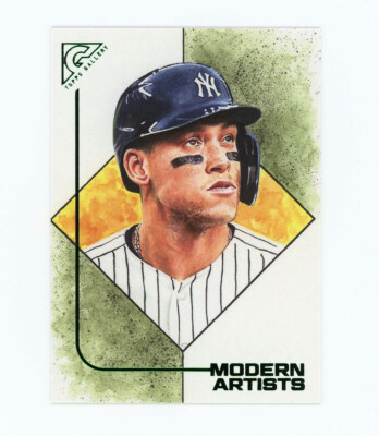 2021 Topps Gallery Modern Artists Green #MA6 Aaron Judge New York 
