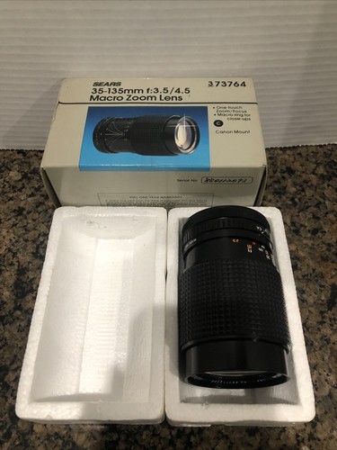 Sears 35-135mm f3.5-4.5 Macro Zoom Lens