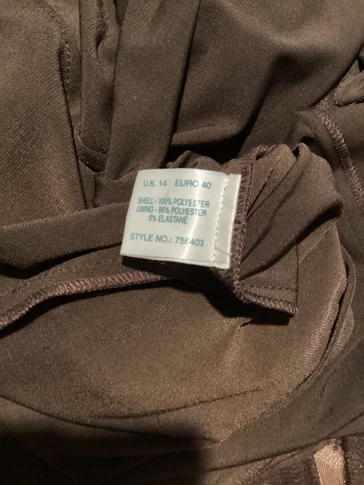 Kaliko fit and flare beaded cocktail dress size 14 party wedding