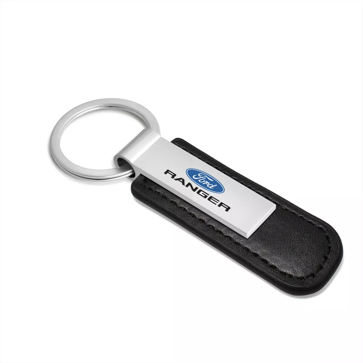 Ford Ranger Black Leather Strap Key Chain Keychain Key ring Key