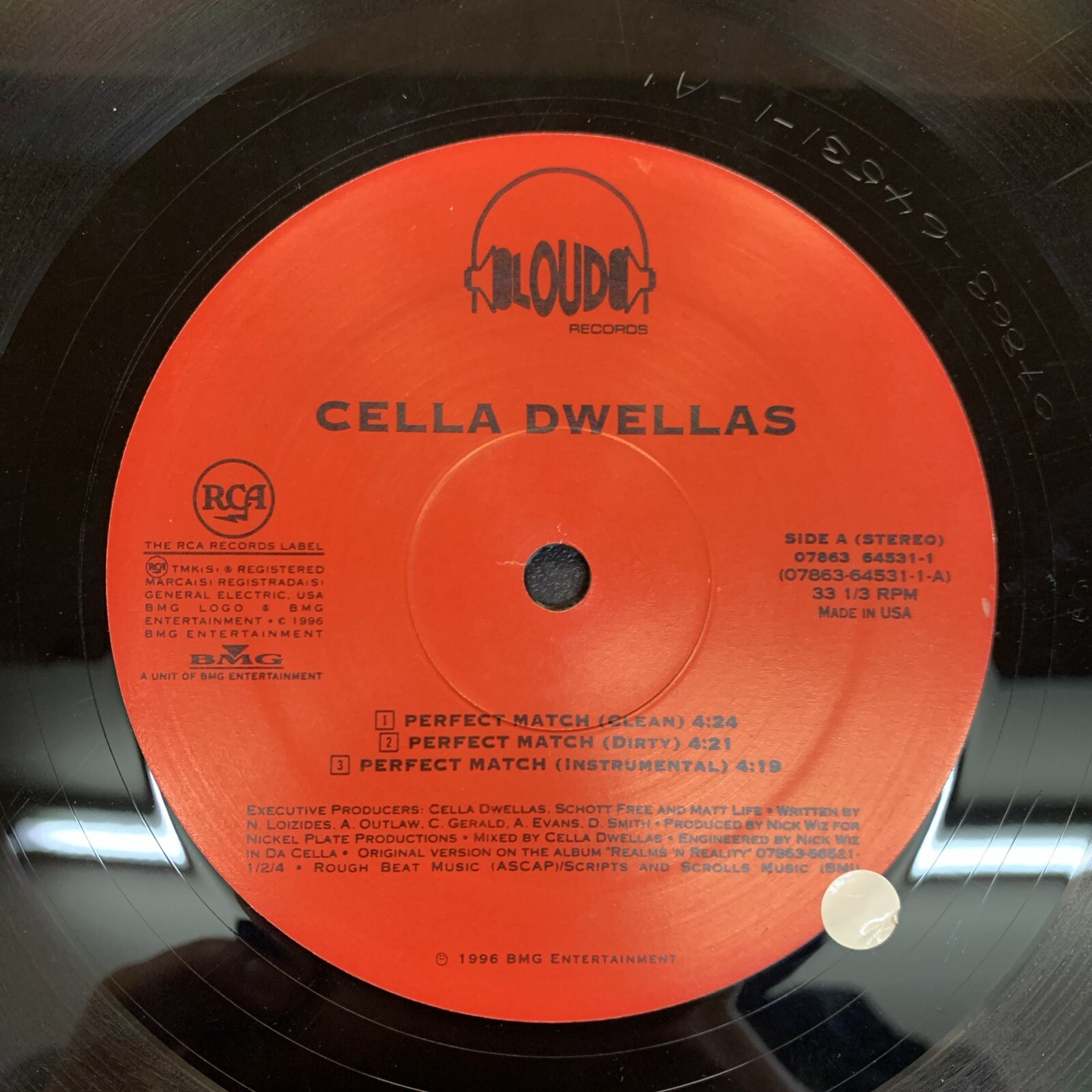 Cella Dwellas Perfect Match / Hold You Down 12” Single Vinyl Record