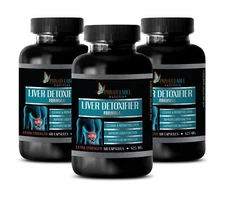 cleanse detox - LIVER DETOXIFIER FORMULA - antioxidant - 3 Bottles