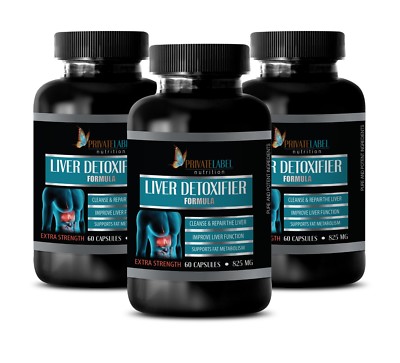 cleanse detox - LIVER DETOXIFIER FORMULA - dandelion root powder - 3 Bottles