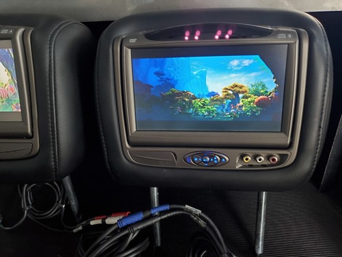 04-09 LEXUS RX330 RX350 INVISION 7" LCD DVD MONITOR PLAYER HEADREST PAIR - Picture 3 of 11