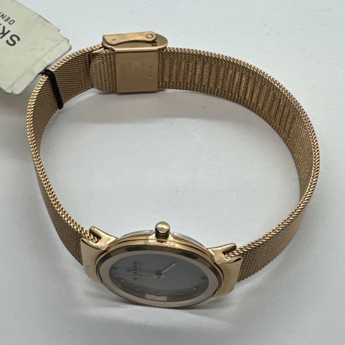 Skagen Freja 358SRRD Women Rose-Tone Steel Mesh Analog Dial 
