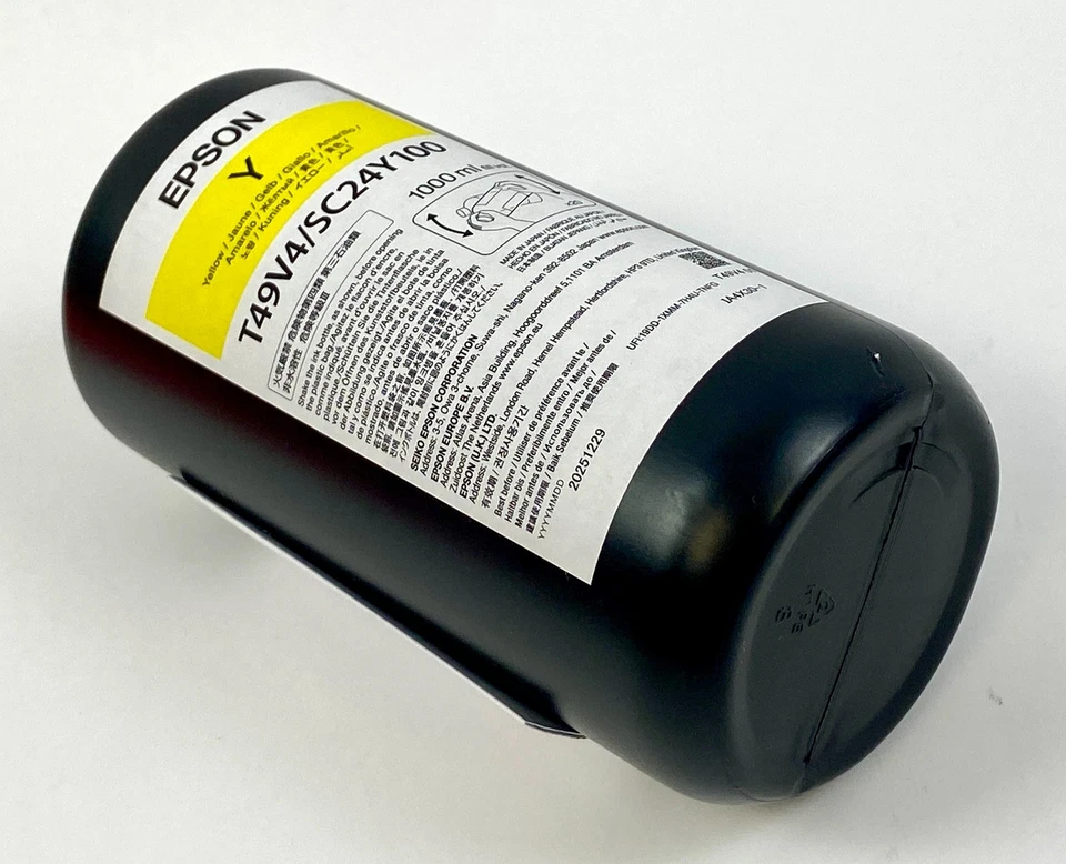 Epson T49V4 SC24Y100 Yellow UltraChrome Ink 1L for Epson SureColor V7000 - Image 3 of 3