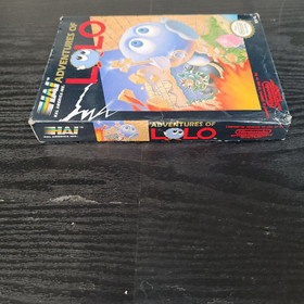 Adventures of Lolo per Nintendo NES completo di scatola CIB ottime condizioni