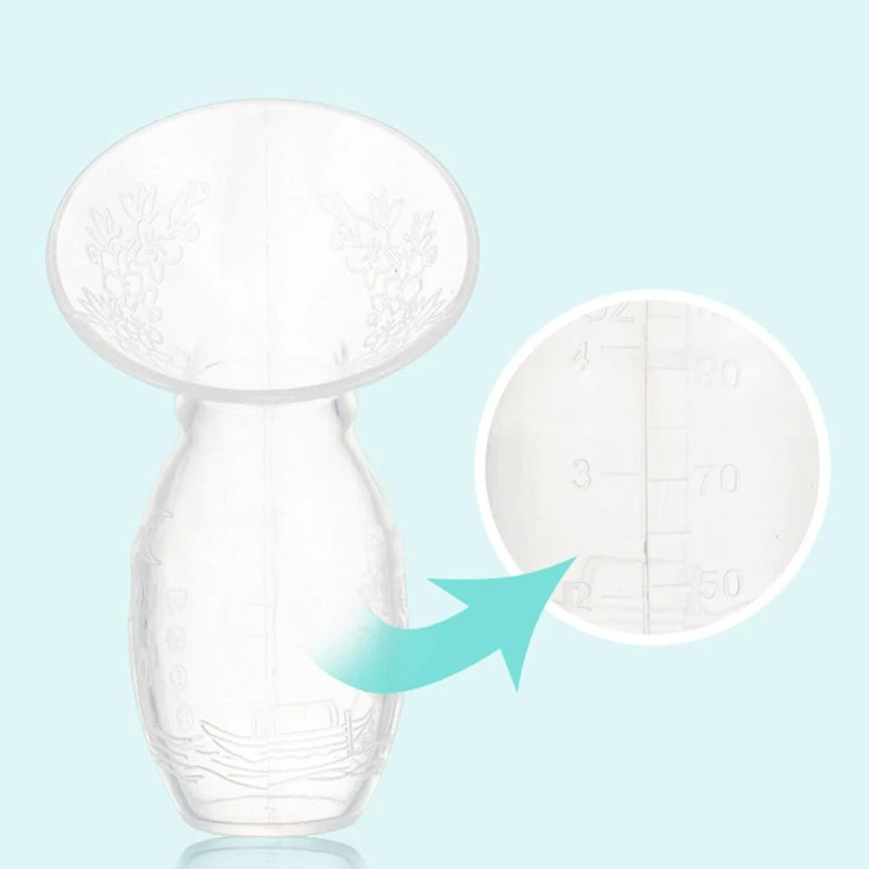 Silicone Breastfeeding Manual Breast Pump Silicone Breastmilk Pump Collect Leaks - Image 4 of 4