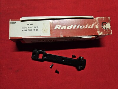 Ruger Rss5 Redfield Scope Base Ruger Single-Shot JR RSS # 511157. Vintage ...
