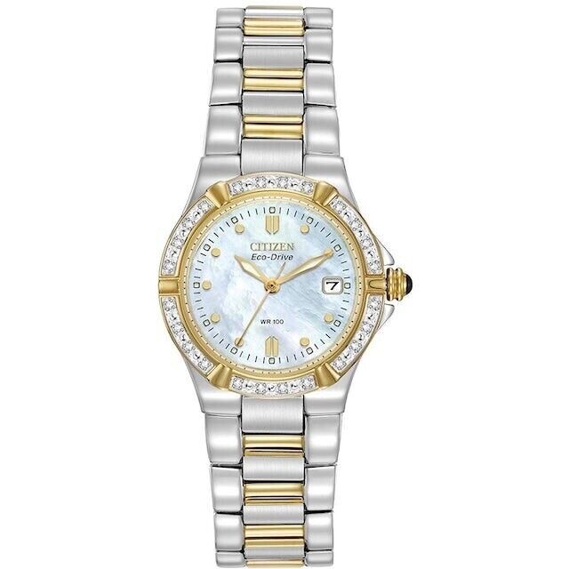 Citizen EW0894-57D Eco Drive Silhouette Swarovski Crystal  display picture 1
