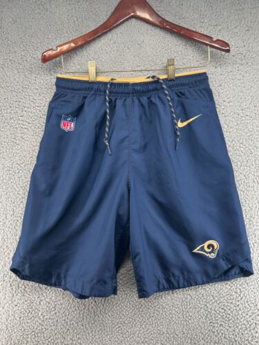 Men's Nike Dri-Fit NFL Los Angeles Rams Training Shorts Adult M Blue