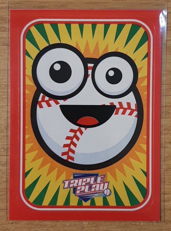 2012 PANINI TRIPLE PLAY STICKERS #3 HAPPY BASEBALL