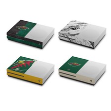 OFFICIAL NHL MINNESOTA WILD VINYL STICKER SKIN DECAL FOR XBOX ONE S CONSOLE