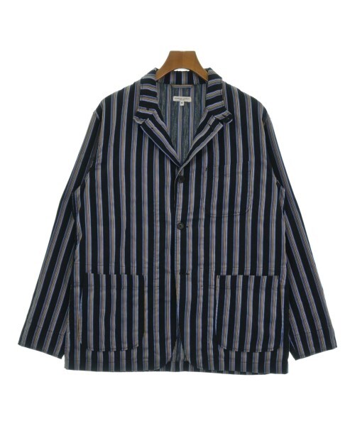 Engineered Garments Casual Jacket BlackxBluexBeige(Stripe Engineered Garments Casual Jacket BlackxBluexBeige(Stripe
