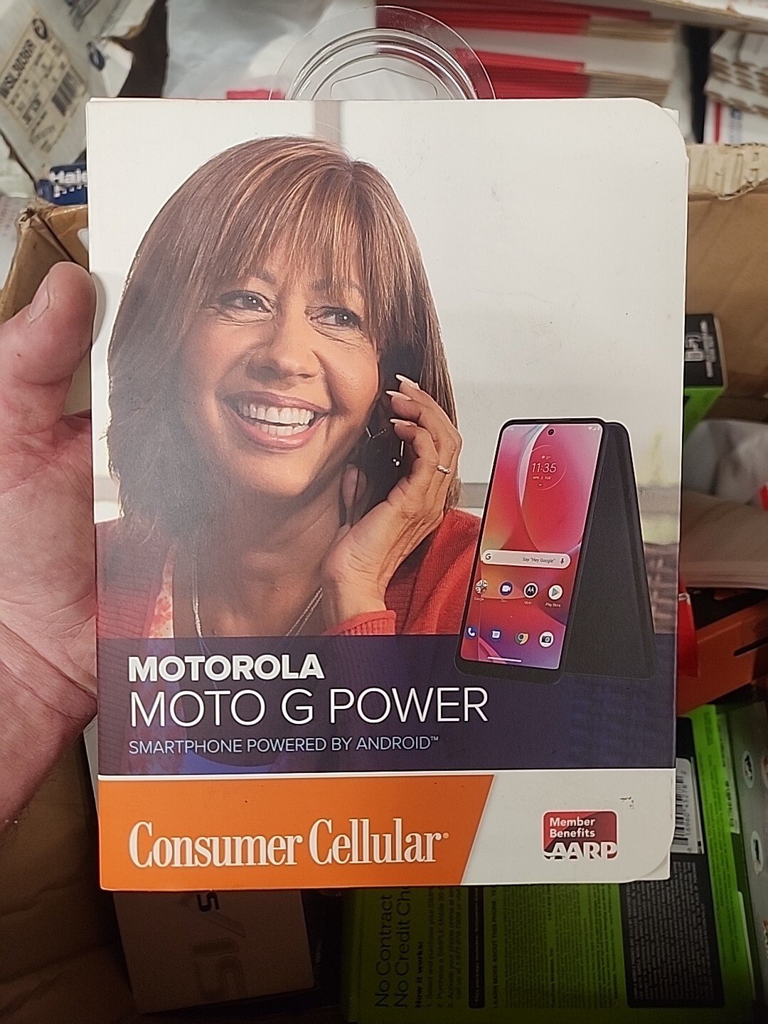 Motorola Moto G Power 64GB Dark Grove Prepaid Smartphone Consumer Motorola moto g power 64gb dark grove prepaid smartphone consumer