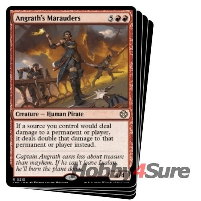 Angrath's Marauders X4 M/NM Magic MTG The Lost Caverns Of Ixalan ...