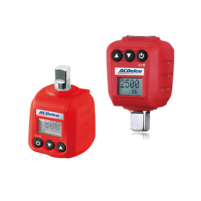 ACDelco ARM602-34A 3/8 & ½  Heavy Duty Digital Torque Adapter Combo Kit with LED