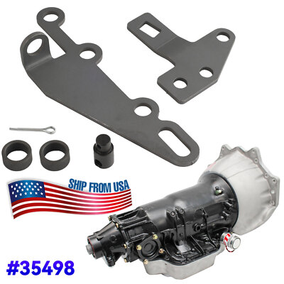 B&M Automatic Transmission Shifter Cable Bracket Kit 35498 For GM