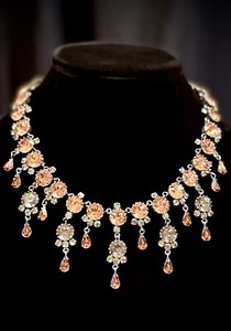 Formal or Bridal - Exqusite Vintage Austrian Crystal Necklace