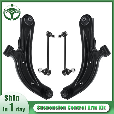 Front Lower Control Arm Sway Bar link for 2014-2019 Nissan Sentra NV200 1.8L 4pc