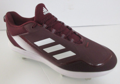 Adidas FZ1555 Men's Icon 7 Boost Metal Maroon Baseball Cleats Size 13