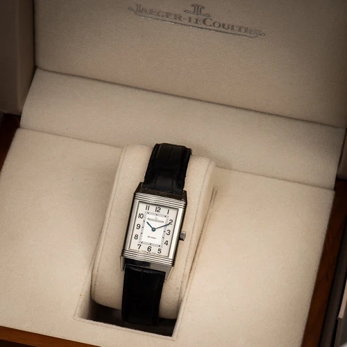 jaeger lecoultre reverso medium box + papers  252.8.86 watch manual