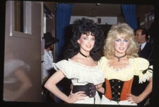 Morgan Fairchild Donna Mills pose in corsets Original 35mm Transparency 
