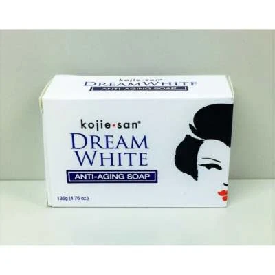 Genuine 2x135g Kojie San DREAM WHITE Kojic Acid Soap Skin Lightening Whitening
