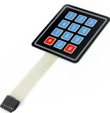 2pcs New 3 x 4 12 Key Matrix Membrane Switch Keypad Keyboard