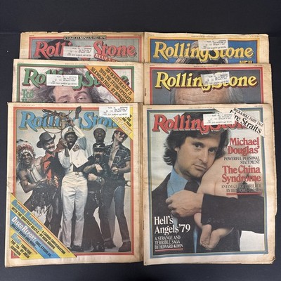 Vintage Rolling Stone Magazines/ Lot Of 6 ( Febr - April 1979)