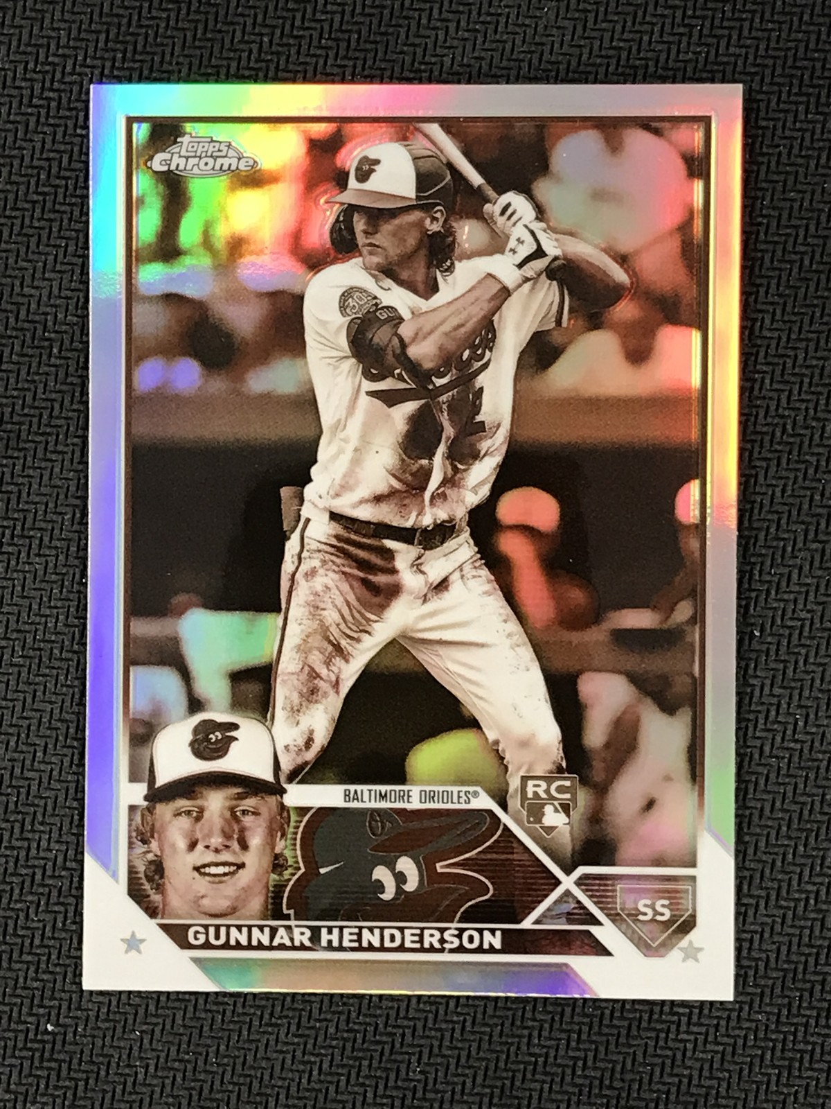 2023 Topps Chrome #2 Gunnar Henderson Baltimore Orioles Sepia Refractor RC