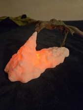 3D Printed USB LED Fire-Breathing Dragon Lamp Painted 