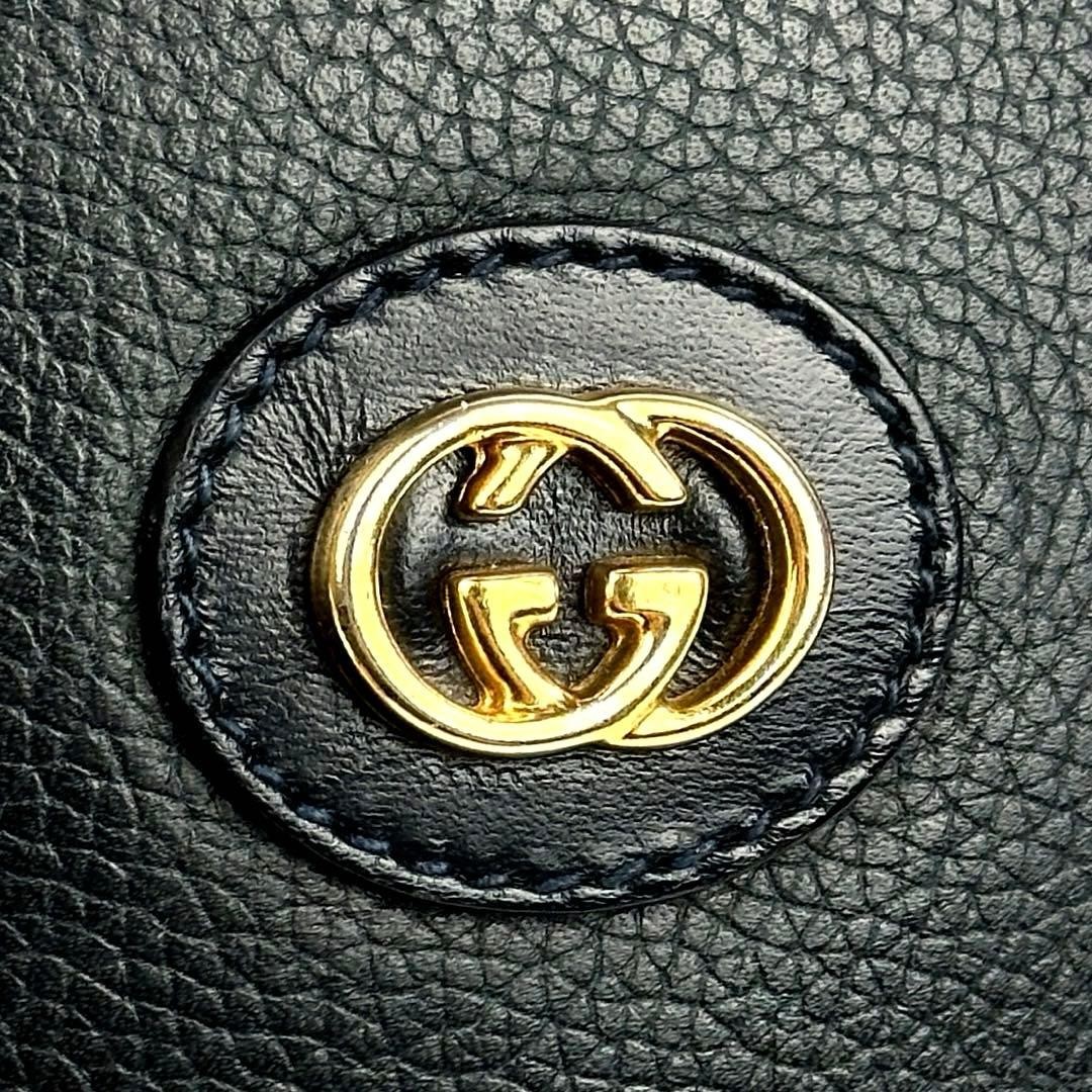 Minimal Interlocking Shoulder Bag Round Shape Gol… - image 3