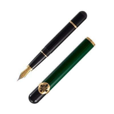 Diplomat X.O Triple 5 Fountain Pen in Lacquered Racing Green - Medium Point -NEW