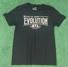 2025 WWE Evolution “I Was There” Black Short Sleeve Shirt Adult Medium 