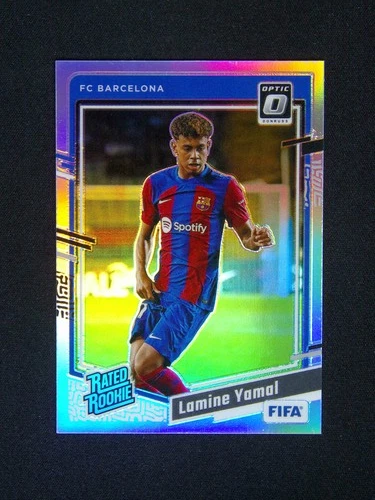 2023-24 Panini Donruss Optic Lamine Yamal #177 RC Rated Rookie Holo