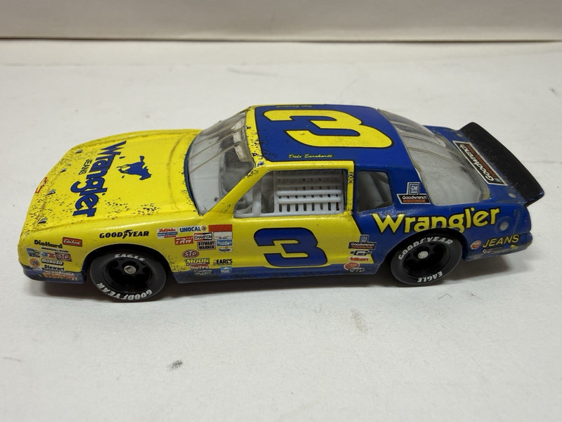 Dale Earnhardt #3 Wrangler Jeans Chevy Monte Carlo Blue/Yellow Diecast NASCAR