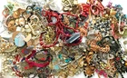 12 Lbs+ HUGE Vtg Costume to Fashion Jewelry lot Necklace Bead Chain UNSORTED
