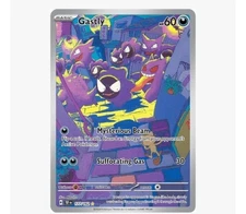 Holographic Pokemon Gastly Credit Debit Card Sticker Skin Free Shipping 