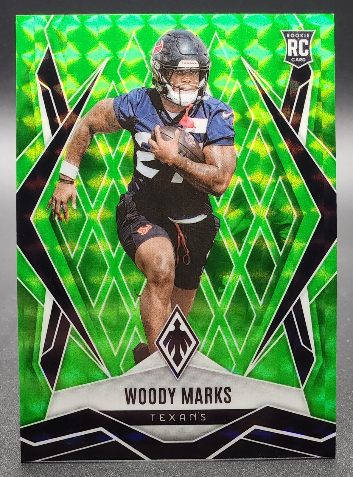 Woody Marks 2025 Panini Phoenix Rookie Card #236 Lime Green Pyramids #'d 225/285