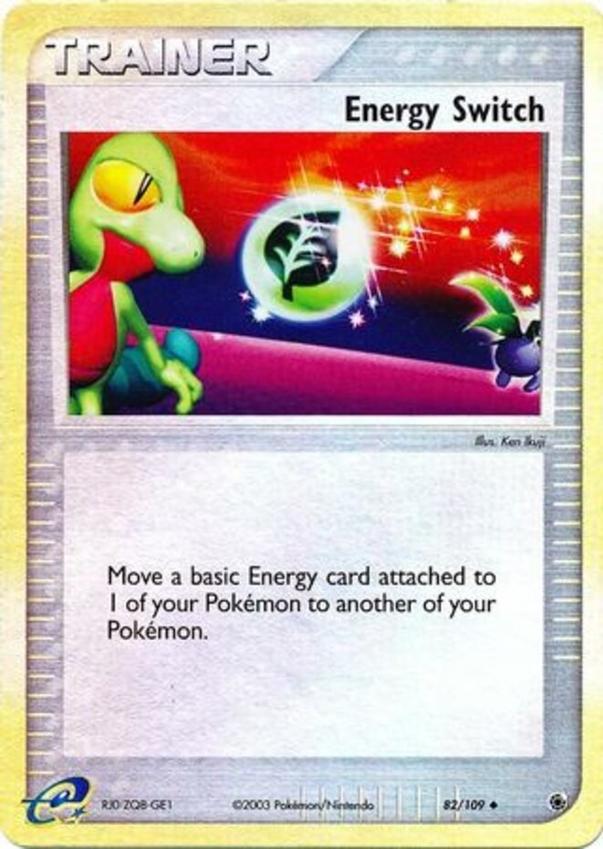 Damaged Energy Switch - 82/109 - Uncommon - Reverse Holo Pokemon Ruby & Sapphire