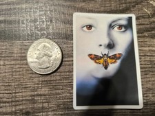 Silence of the Lambs Movie Poster Sticker Halloween Free S&H Moth Buffalo Bill !