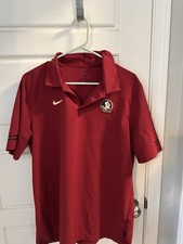 Nike Dri Fit Florida State Seminoles Golf Polo Large