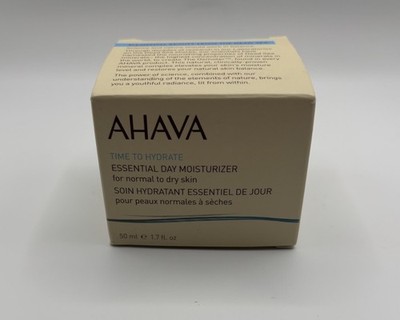 AHAVA Essential Day Moisturizer 1.7oz/50mL FULL SZ EXP 3/2028 SEALED BOX $58