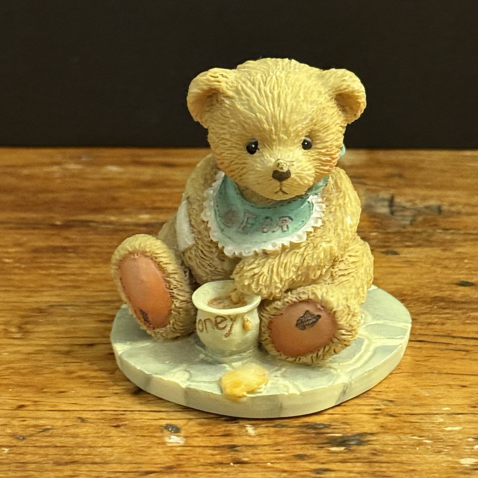 Cherished Teddies BENJI “Life Is Sweet, Enjoy” 950548 Hamilton Gifts Honey Bib