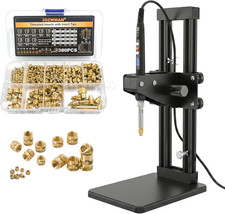 Vertical Heat Set Insert Tool Press for Plastic Parts & 3D Print Components | In