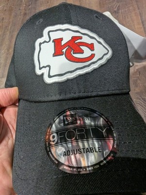 NFL Kansas  City Chiefs New Era Black  9FORTY   Cap, Gewerblich
