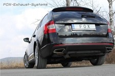  Edelstahl Duplex Sportauspuff Skoda Octavia RS TDI Typ 5E