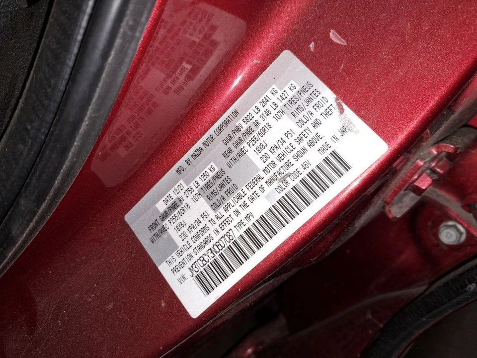 Motor limpiaparabrisas ventana trasera 2022 Cx-9 Sku#4295645 Foto 2 de 4